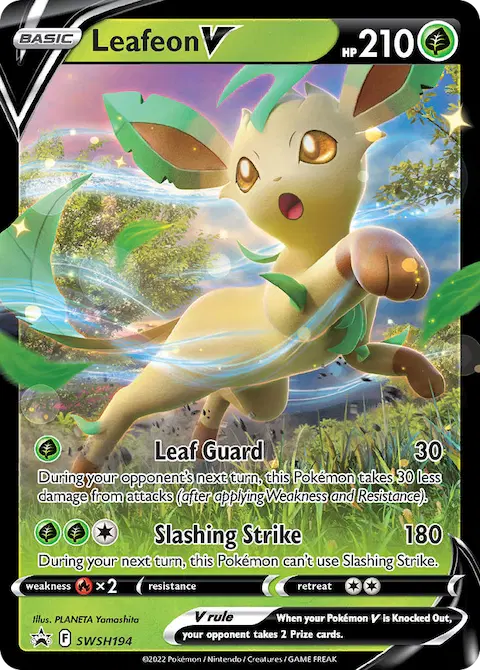 Leafeon V, SWSH Black Star Promos SWSH194