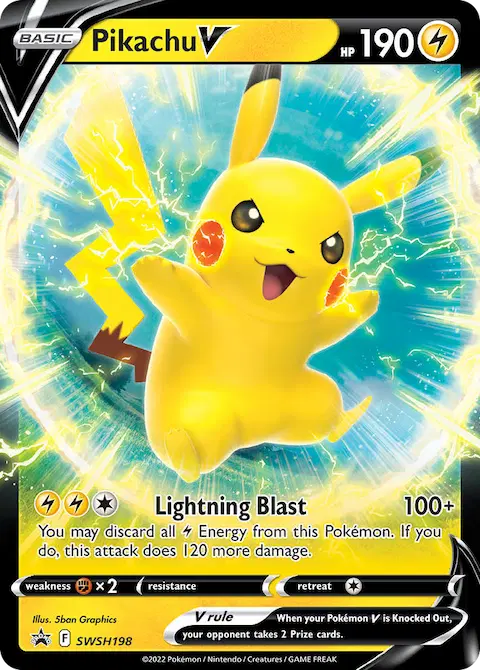 Pikachu V, SWSH Black Star Promos SWSH198