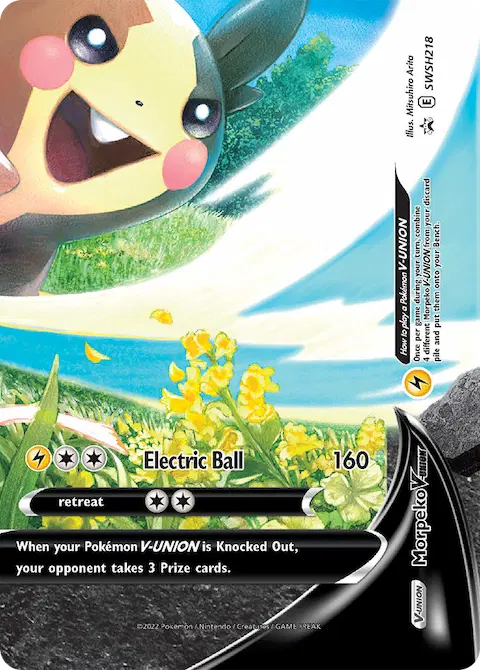 Morpeko V-UNION, SWSH Black Star Promos SWSH218