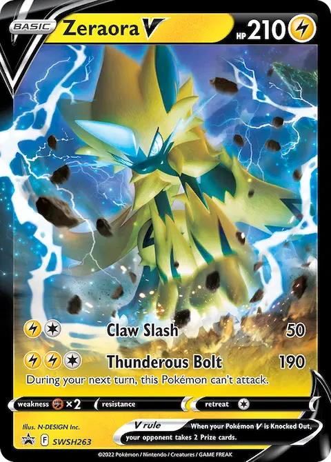 Zeraora V, SWSH Black Star Promos SWSH263