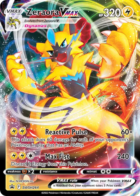Zeraora VMAX, SWSH Black Star Promos SWSH264