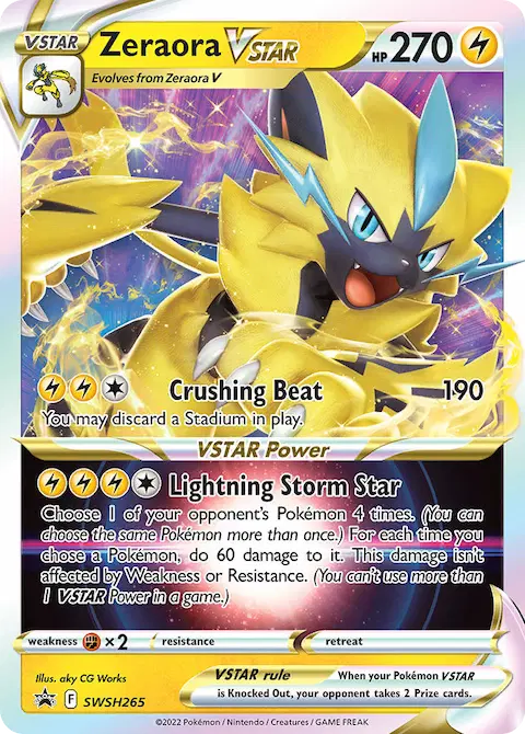 Zeraora VSTAR, SWSH Black Star Promos SWSH265