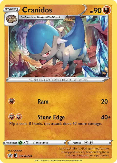 Cranidos, SWSH Black Star Promos SWSH274