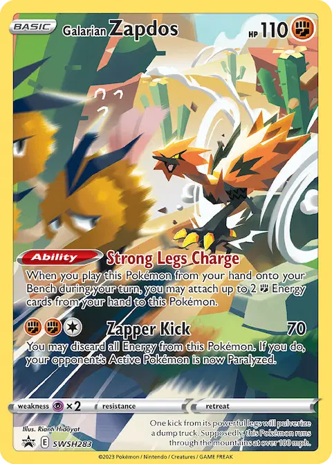 Galarian Zapdos, SWSH Black Star Promos SWSH283