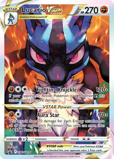 Lucario VSTAR, SWSH Black Star Promos SWSH291