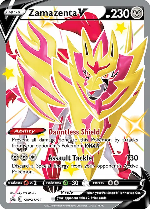 Zamazenta V, SWSH Black Star Promos SWSH293