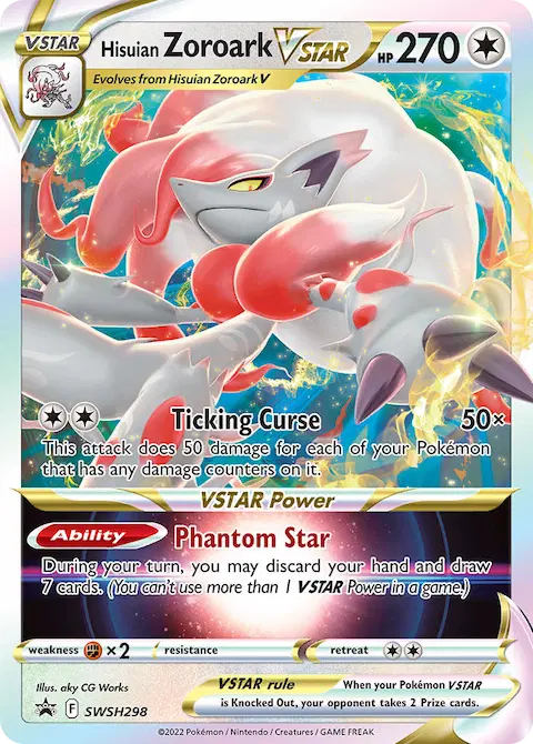 Hisuian Zoroark VSTAR, SWSH Black Star Promos SWSH298