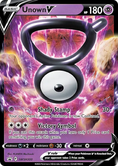 Unown V, SWSH Black Star Promos SWSH300