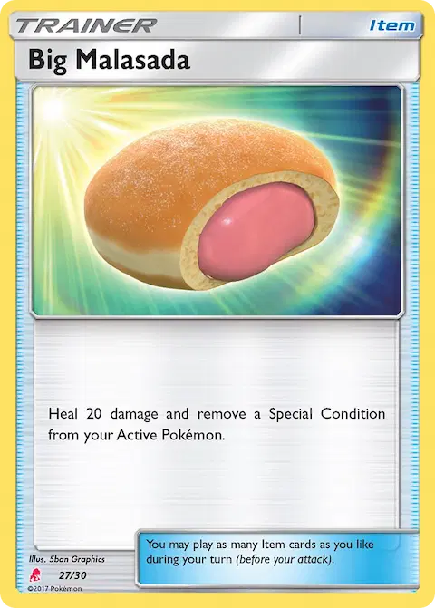 Big Malasada, SM trainer Kit (Lycanroc) 27/30