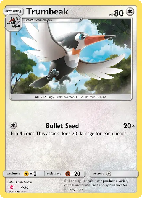 Trumbeak, SM trainer Kit (Lycanroc) 4/30
