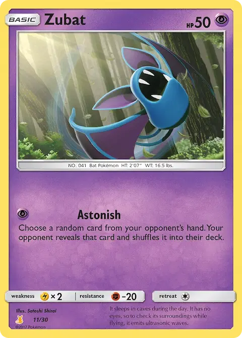 Zubat, SM trainer Kit (Alolan Raichu) 11/30