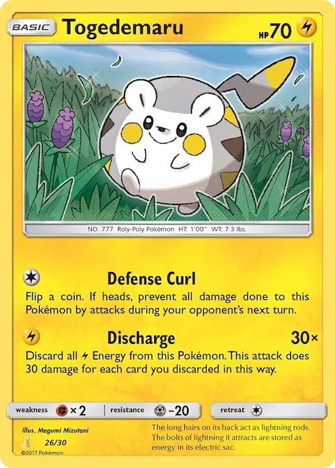 Togedemaru, SM trainer Kit (Alolan Raichu) 26/30
