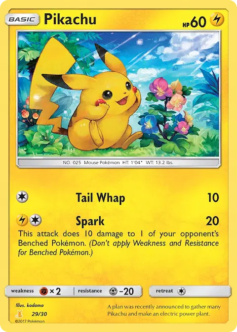 Pikachu, SM trainer Kit (Alolan Raichu) 29/30