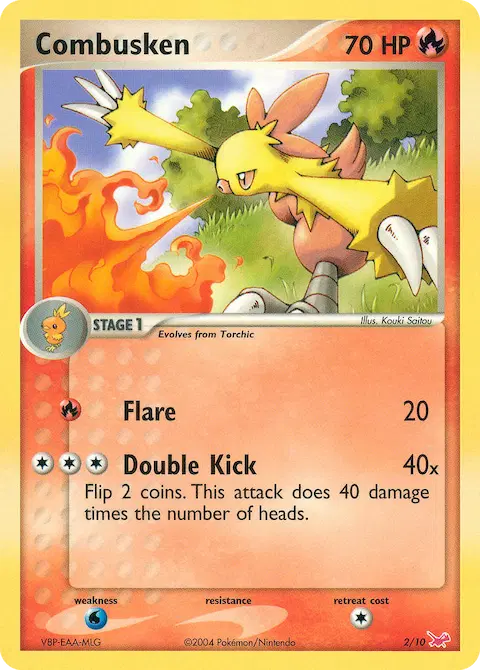 Combusken, EX trainer Kit (Latias) 2/10