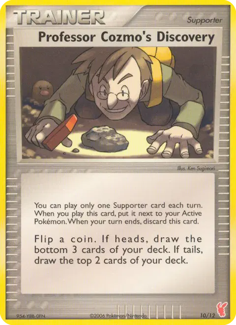 Professor Cozmo's Discovery, EX trainer Kit 2 (Plusle) 10/12