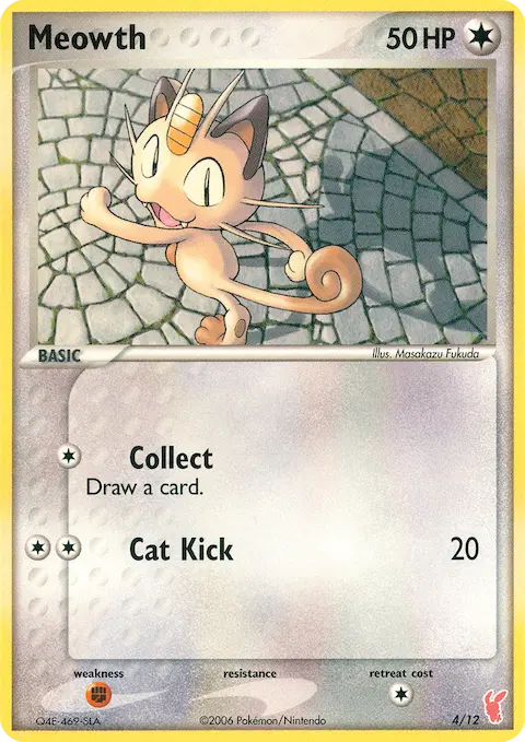 Meowth, EX trainer Kit 2 (Plusle) 4/12