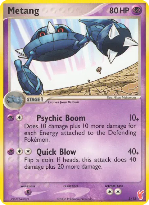 Metang, EX trainer Kit 2 (Plusle) 5/12