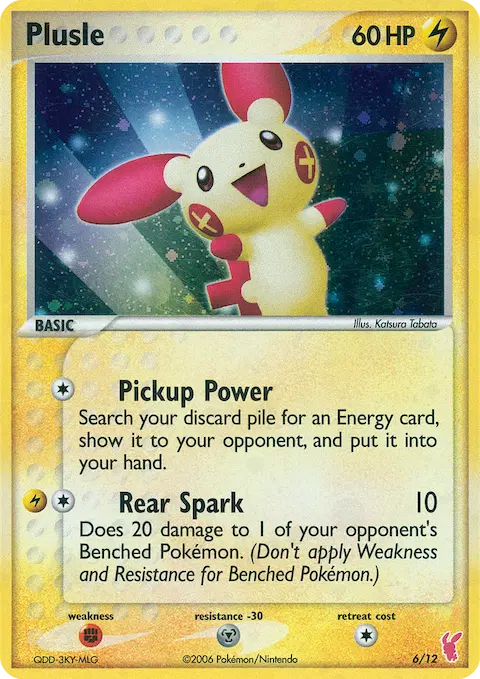 Plusle, EX trainer Kit 2 (Plusle) 6/12