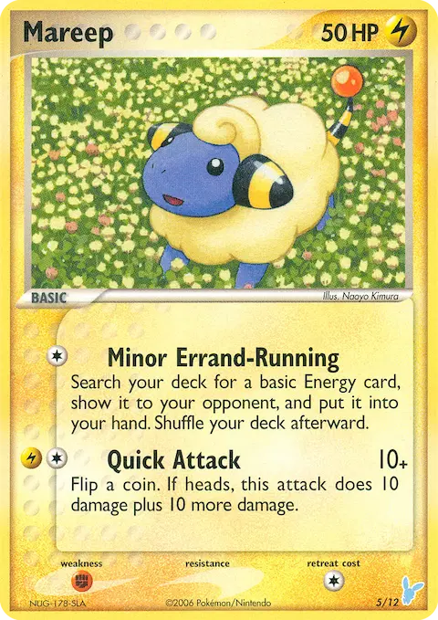 Mareep, EX trainer Kit 2 (Minun) 5/12
