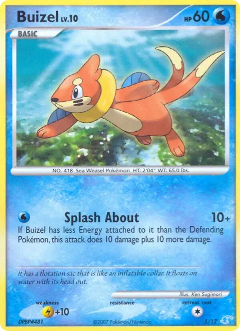 Buizel, DP trainer Kit (Manaphy) 1/12