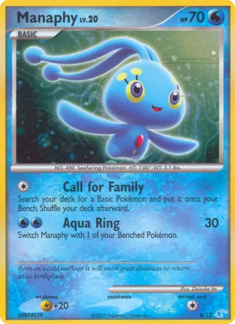 Manaphy, DP trainer Kit (Manaphy) 4/12