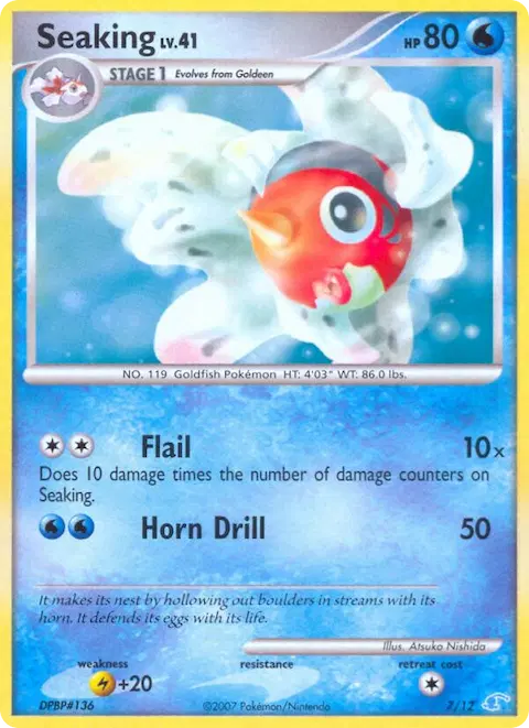 Seaking, DP trainer Kit (Manaphy) 7/12
