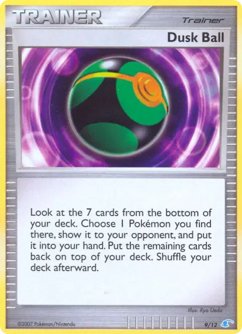 Dusk Ball, DP trainer Kit (Manaphy) 9/12