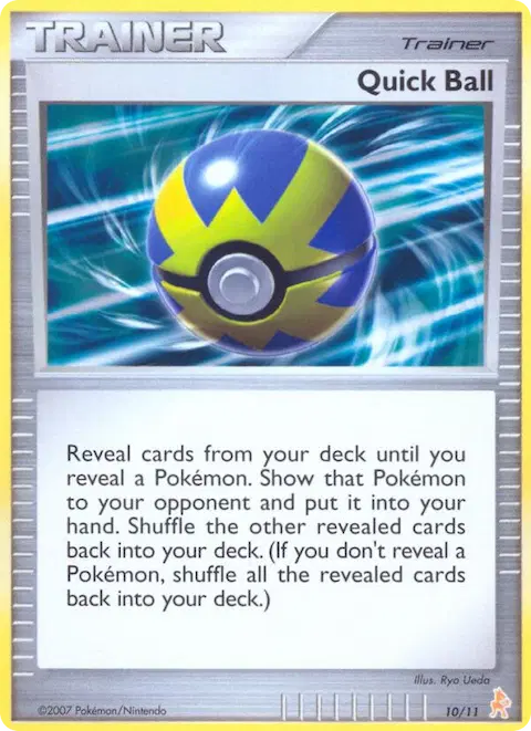 Quick Ball, DP trainer Kit (Lucario) 10/11