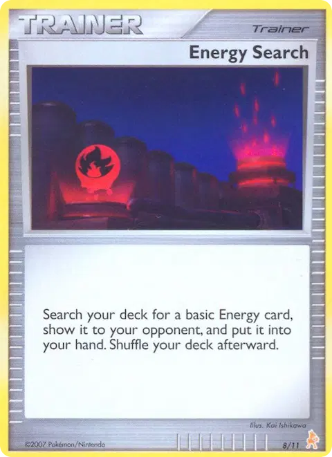 Energy Search, DP trainer Kit (Lucario) 8/11
