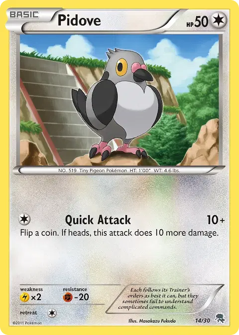 Pidove, BW trainer Kit (Zoroark) 14/30