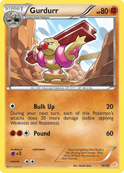 Gurdurr, BW trainer Kit (Excadrill) 14/30