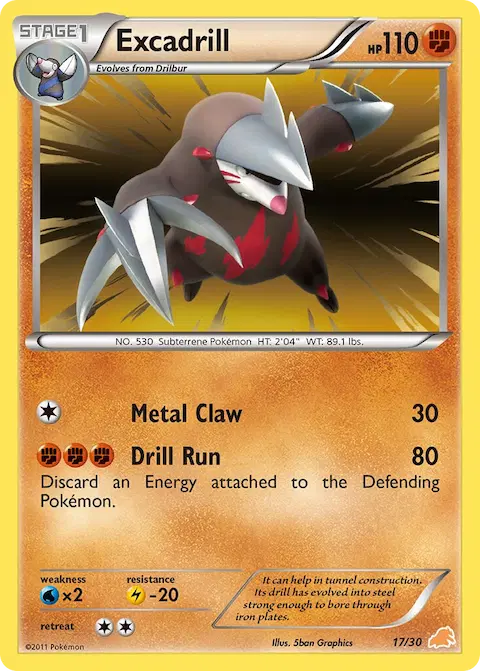 Excadrill, BW trainer Kit (Excadrill) 17/30