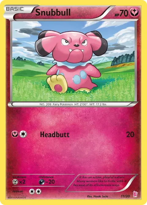 Snubbull, XY trainer Kit (Sylveon) 11/30