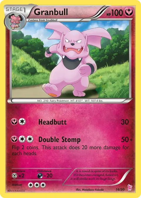 Granbull, XY trainer Kit (Sylveon) 14/30