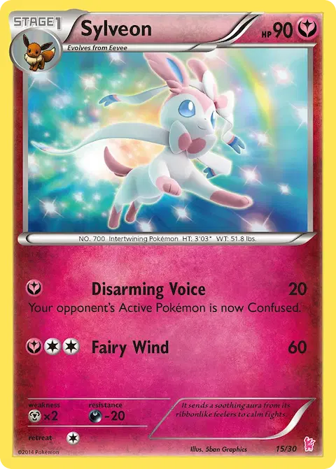 Sylveon, XY trainer Kit (Sylveon) 15/30