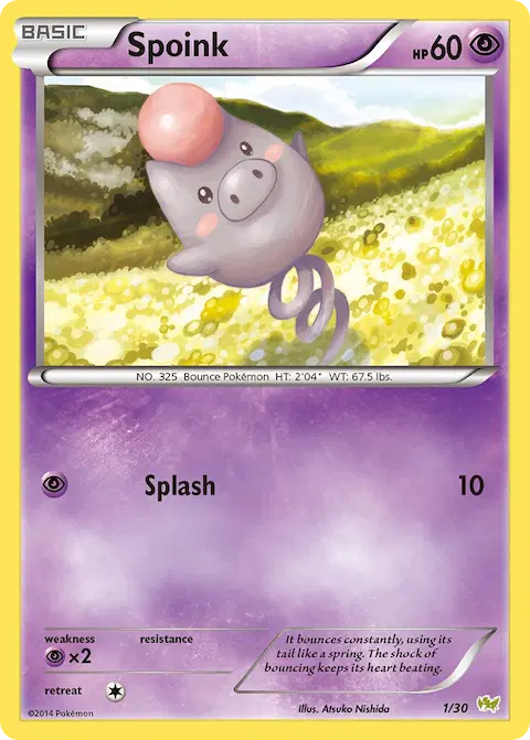 Spoink, XY trainer Kit (Noivern) 1/30