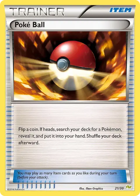 Poké Ball, XY trainer Kit (Noivern) 21/30
