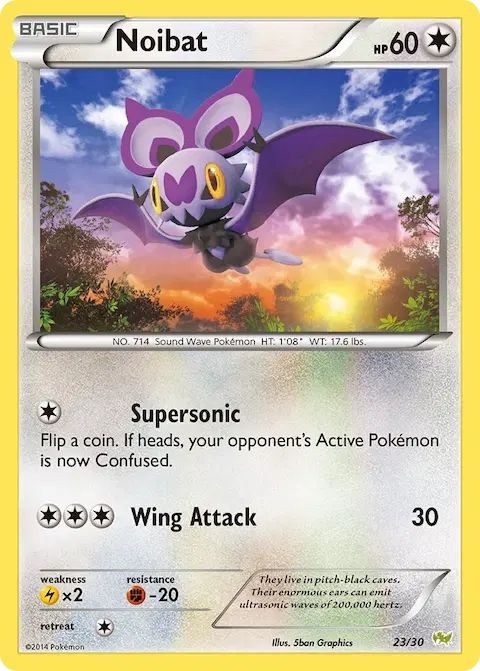 Noibat, XY trainer Kit (Noivern) 23/30