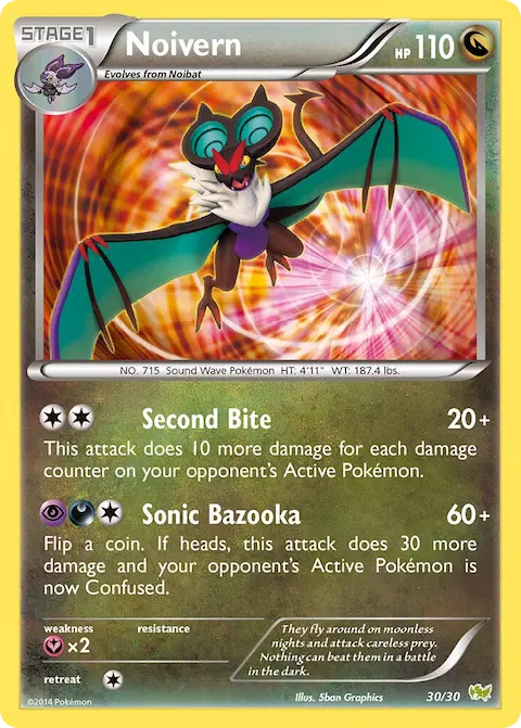 Noivern, XY trainer Kit (Noivern) 30/30