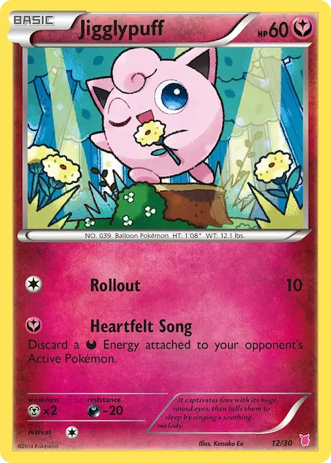 Jigglypuff, XY trainer Kit (Wigglytuff) 12/30