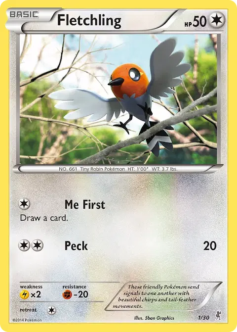 Fletchling, XY trainer Kit (Bisharp) 1/30