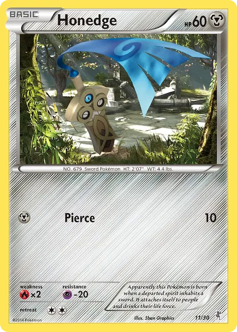 Honedge, XY trainer Kit (Bisharp) 11/30