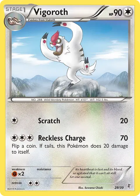 Vigoroth, XY trainer Kit (Bisharp) 28/30