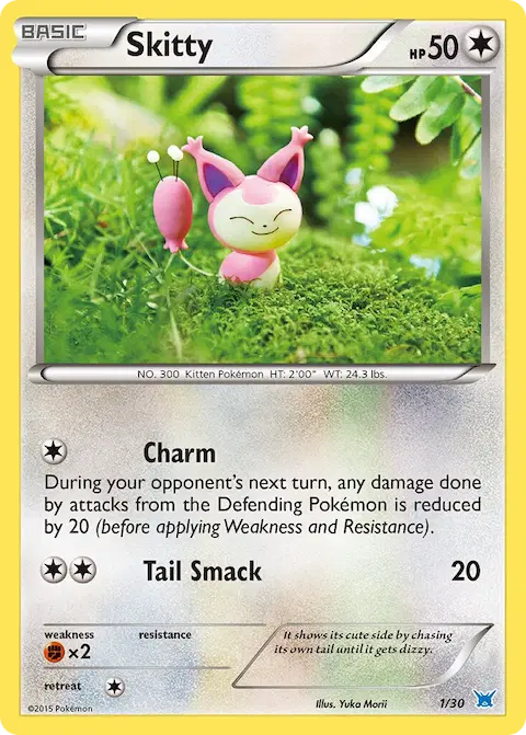 Skitty, XY trainer Kit (Latios) 1/30