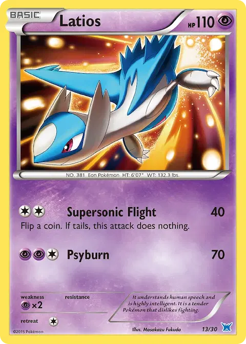 Latios, XY trainer Kit (Latios) 13/30