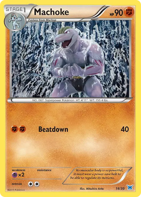 Machoke, XY trainer Kit (Latios) 14/30