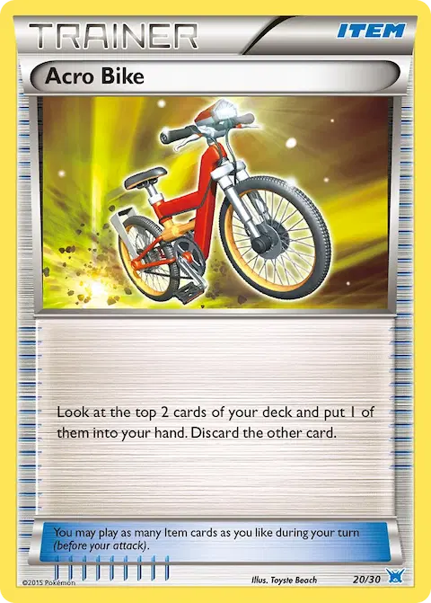Acro Bike, XY trainer Kit (Latios) 20/30