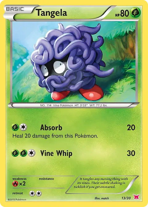 Tangela, XY trainer Kit (Latias) 13/30