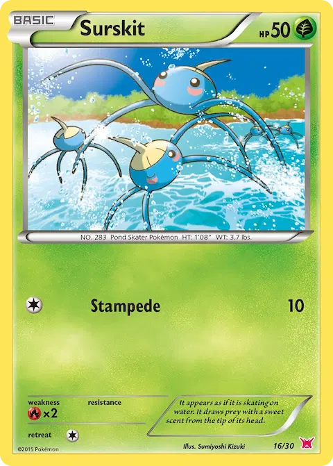 Surskit, XY trainer Kit (Latias) 16/30