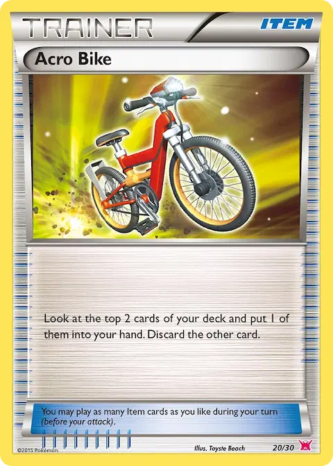 Acro Bike, XY trainer Kit (Latias) 20/30